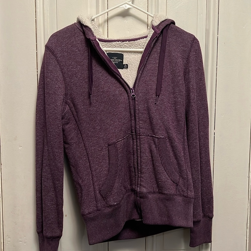 Fleece lined zip up